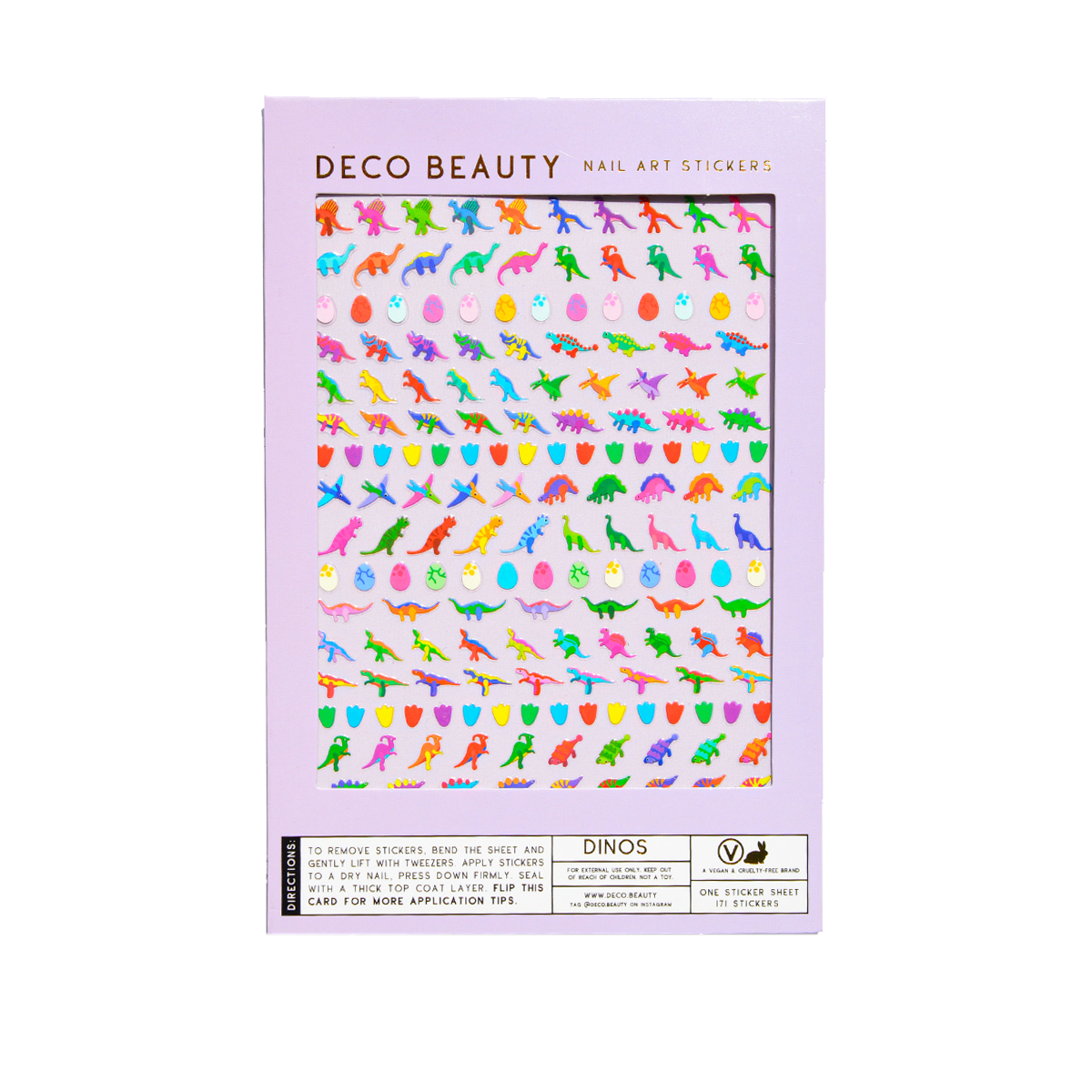 Nail Art Stickers - Dinos