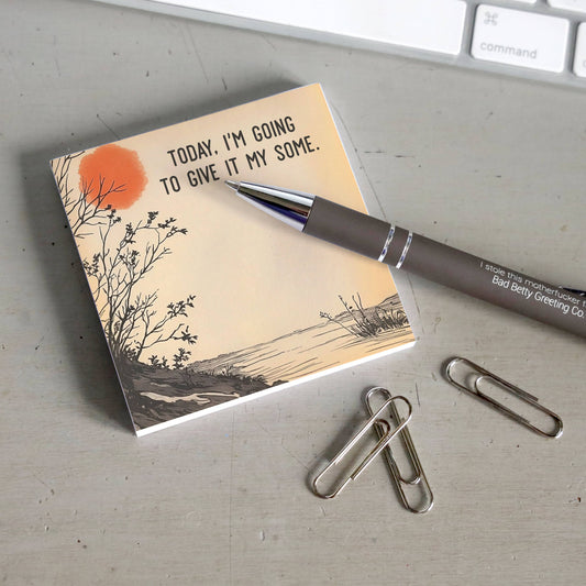 Give It My Some Sticky Note Pad