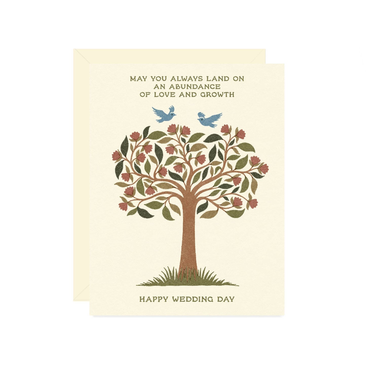 Tree of Love Wedding Card