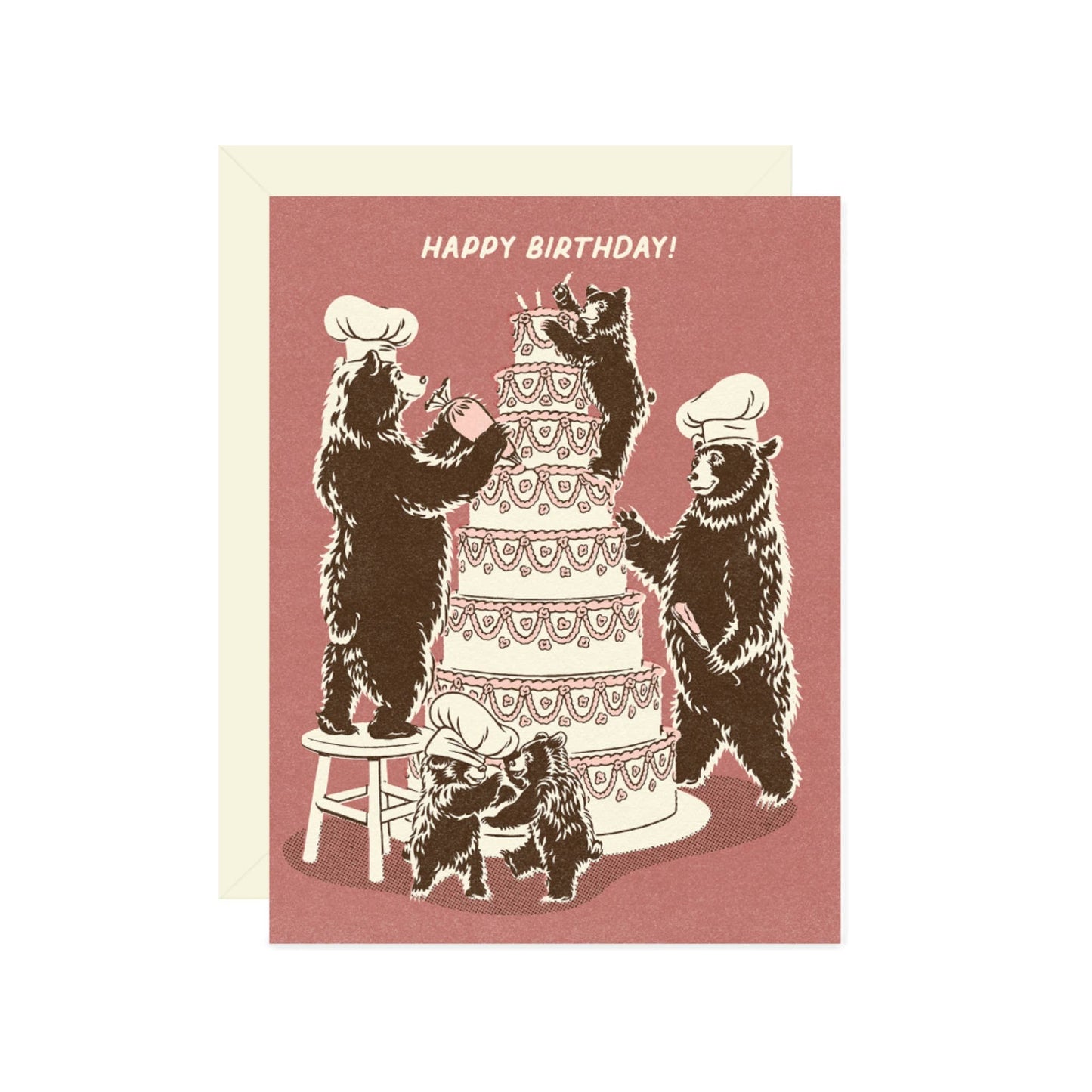 Birthday Cake Bears Card