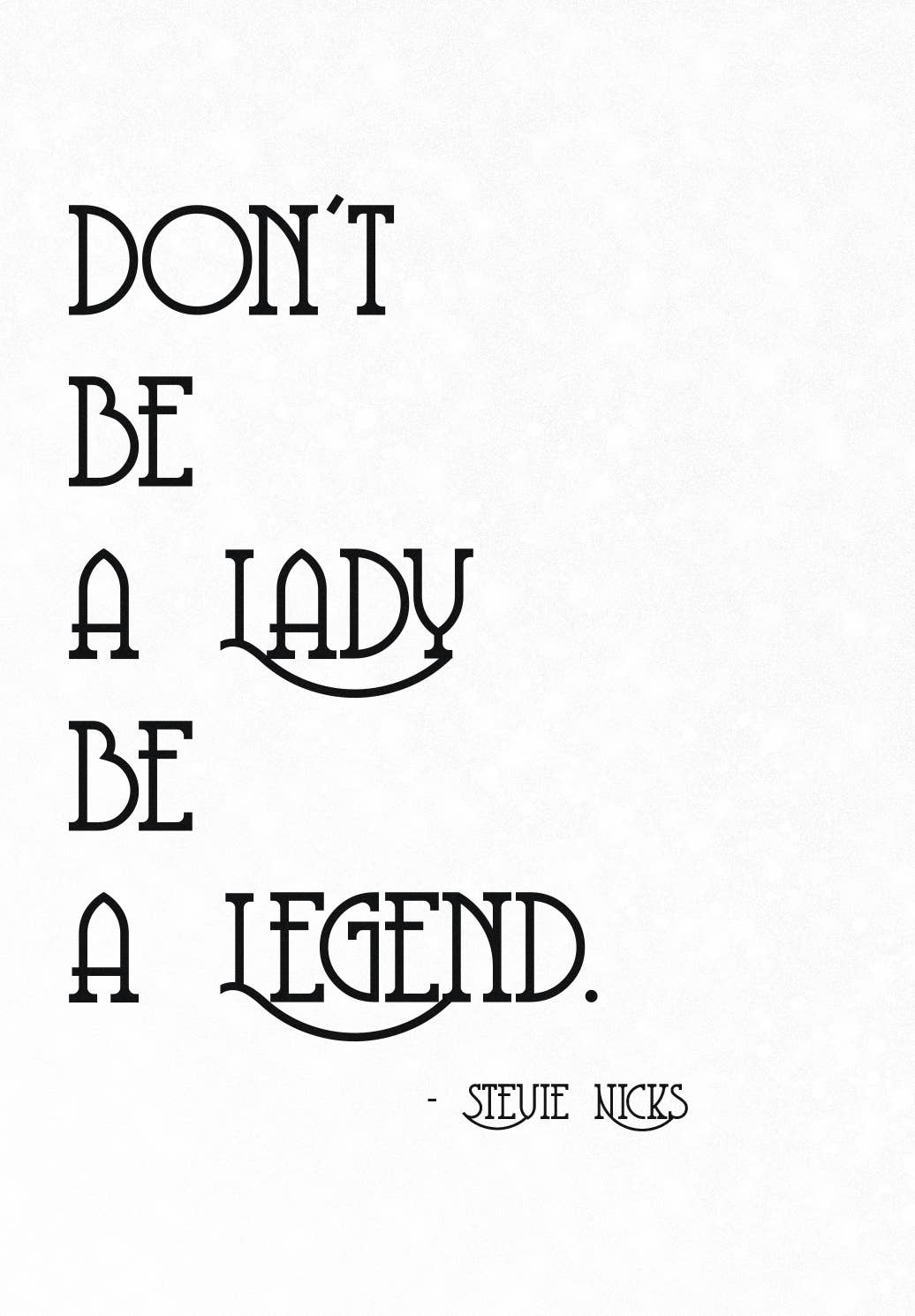 FRIENDSHIP LEGEND LADY GREETING CARD COUNTING STARS