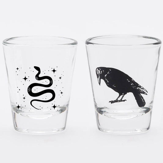 Shot Glasses - Crow or Snake