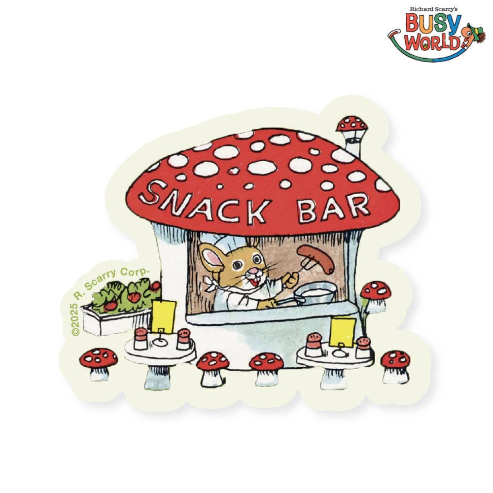 Richard Scarry - Snack Bar Sticker