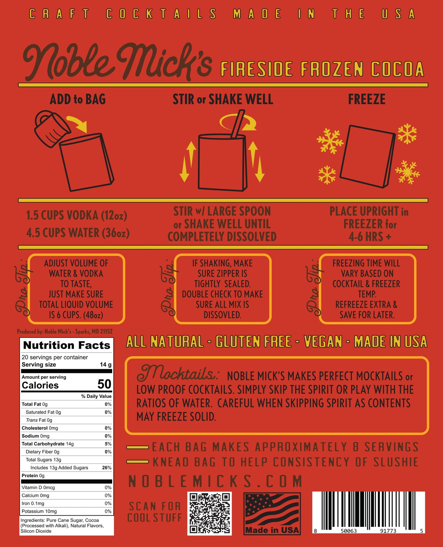 Fireside Frozen Cocoa Frozen Cocktail