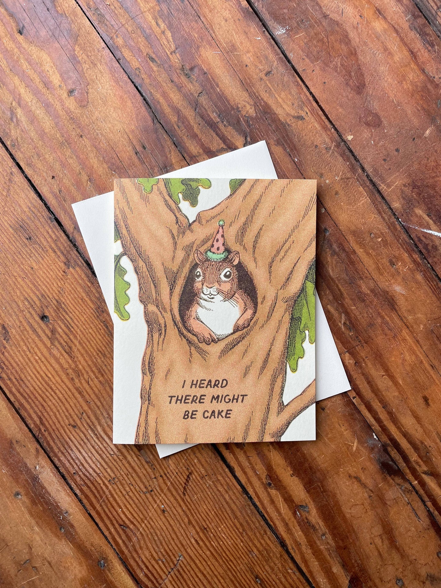 Squirrel Birthday Greeting Card