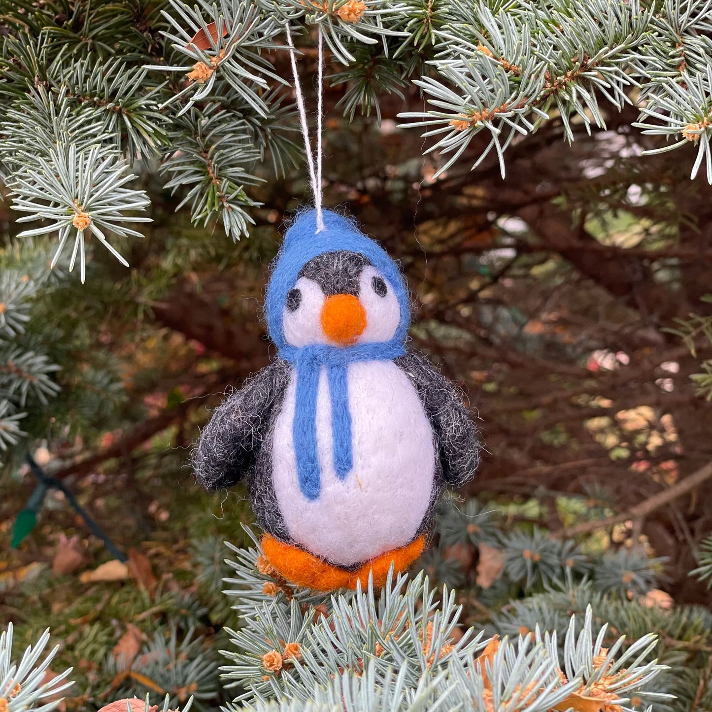 Felted Ornament - Penguin