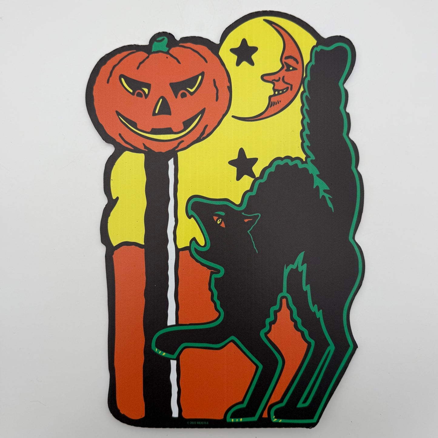 Individual Plastic Halloween Yard Signs