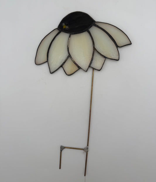 Large Stained Glass Coneflower by Debi