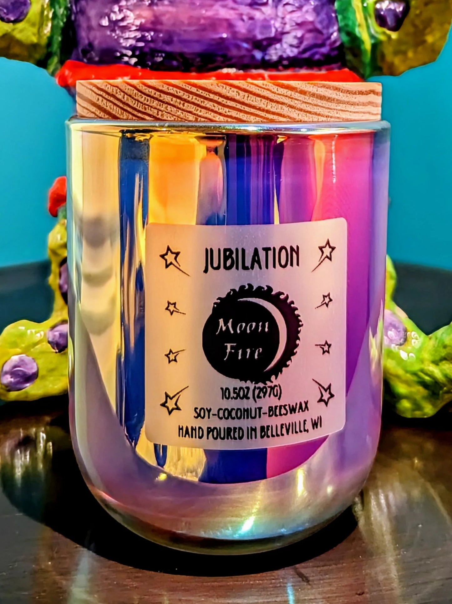 Jubilation Wood Wick Candle - 10 oz