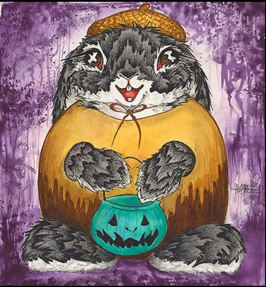 Halloween Bunny Print - Acorn Bun