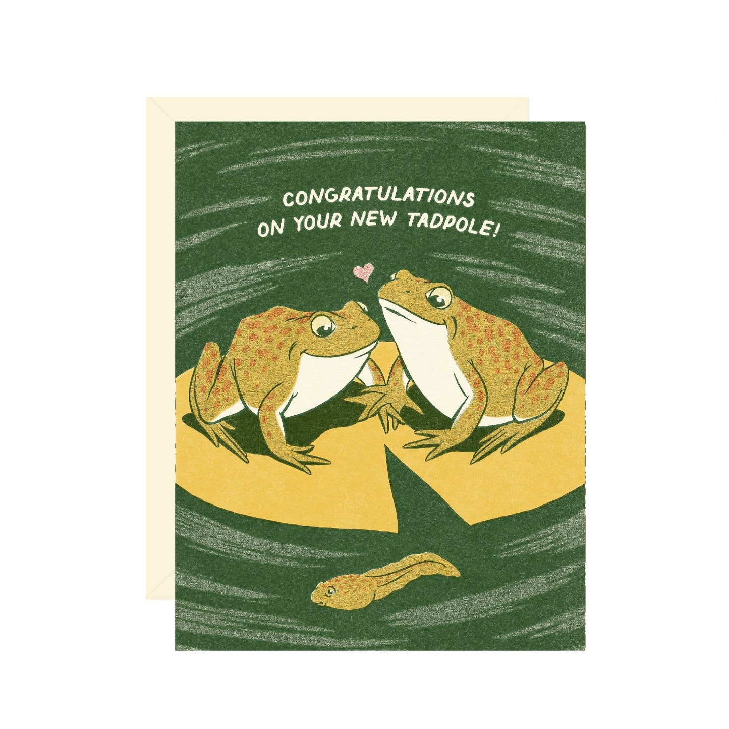 New Baby Tadpole Greeting Card