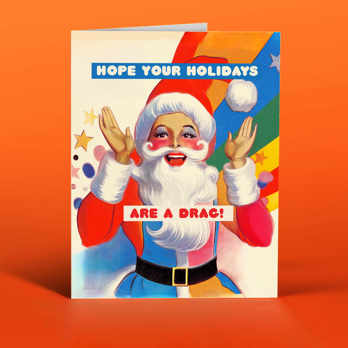 DRAG XMAS! gay holiday card