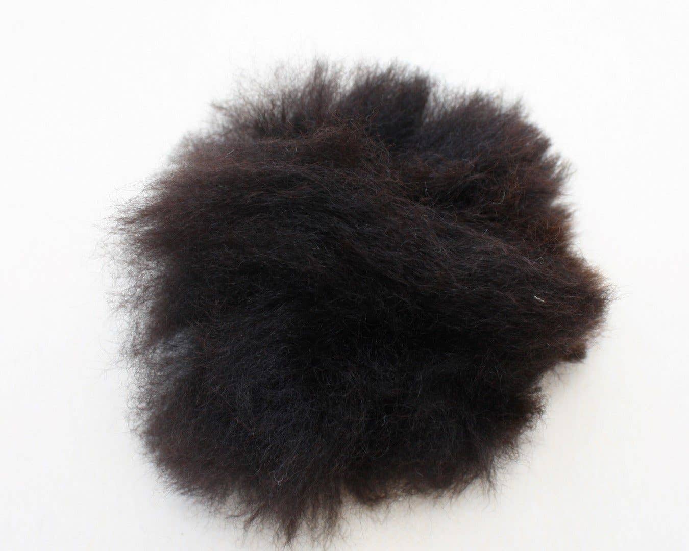Alpaca Fuzzball Pom - Pom: White - The Regal Find