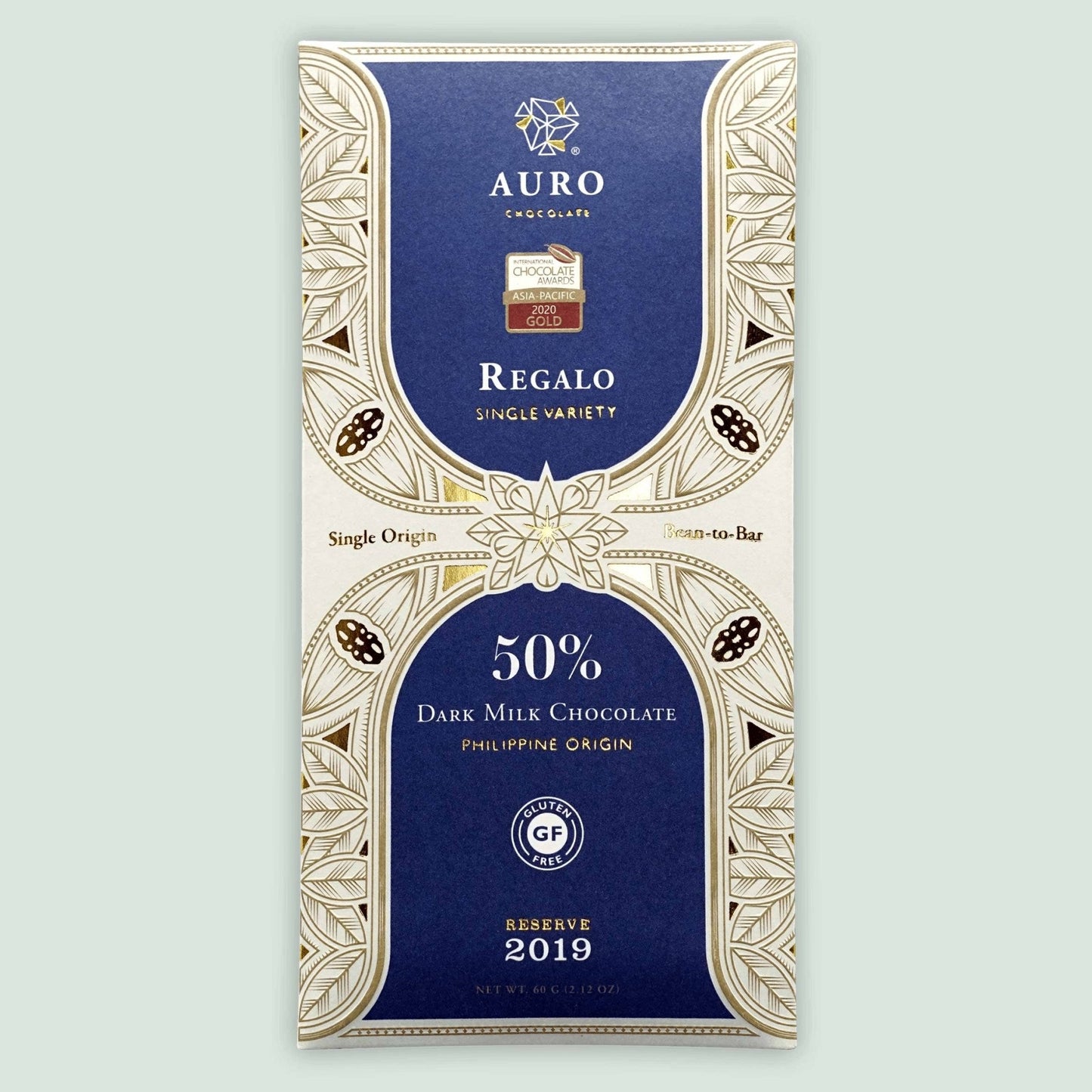 Auro Reserve Regalo Dark Milk Chocolate Bar 50% - The Regal Find