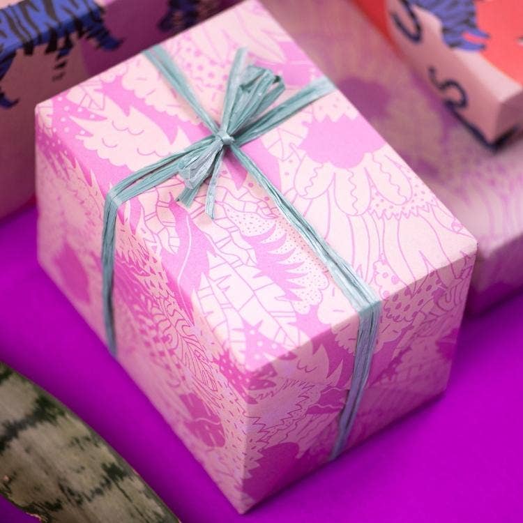 Blue Tigers • Double - Sided • Everyday Eco Wrapping Paper - The Regal Find