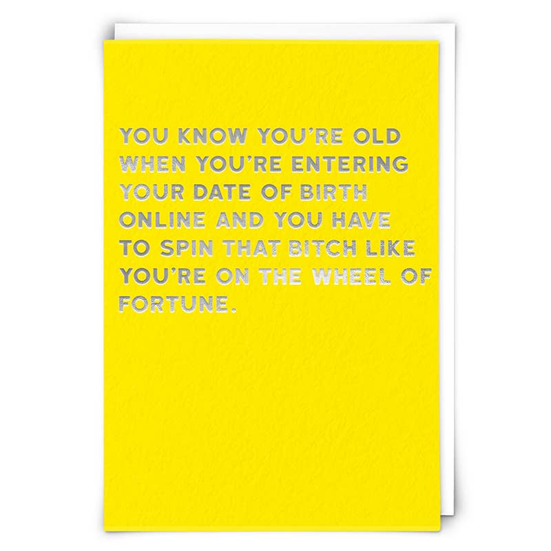 Wheel Of Fortune Greeting Card