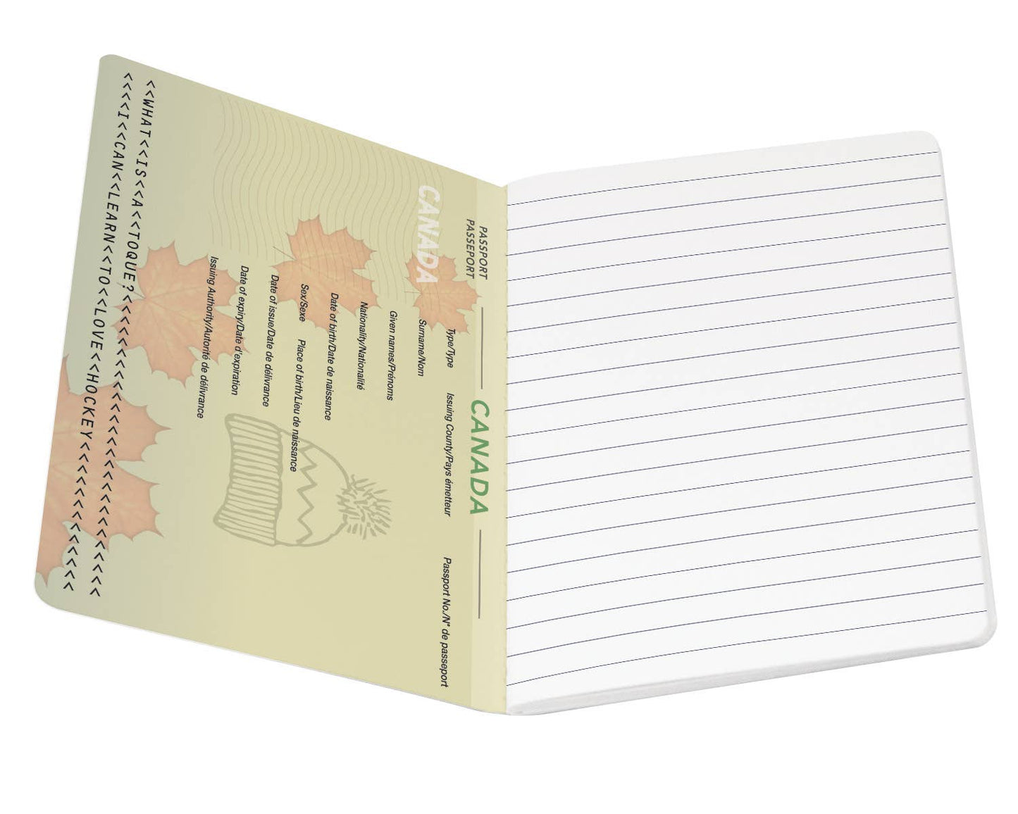 Canadian Passport Notebook - The Regal Find