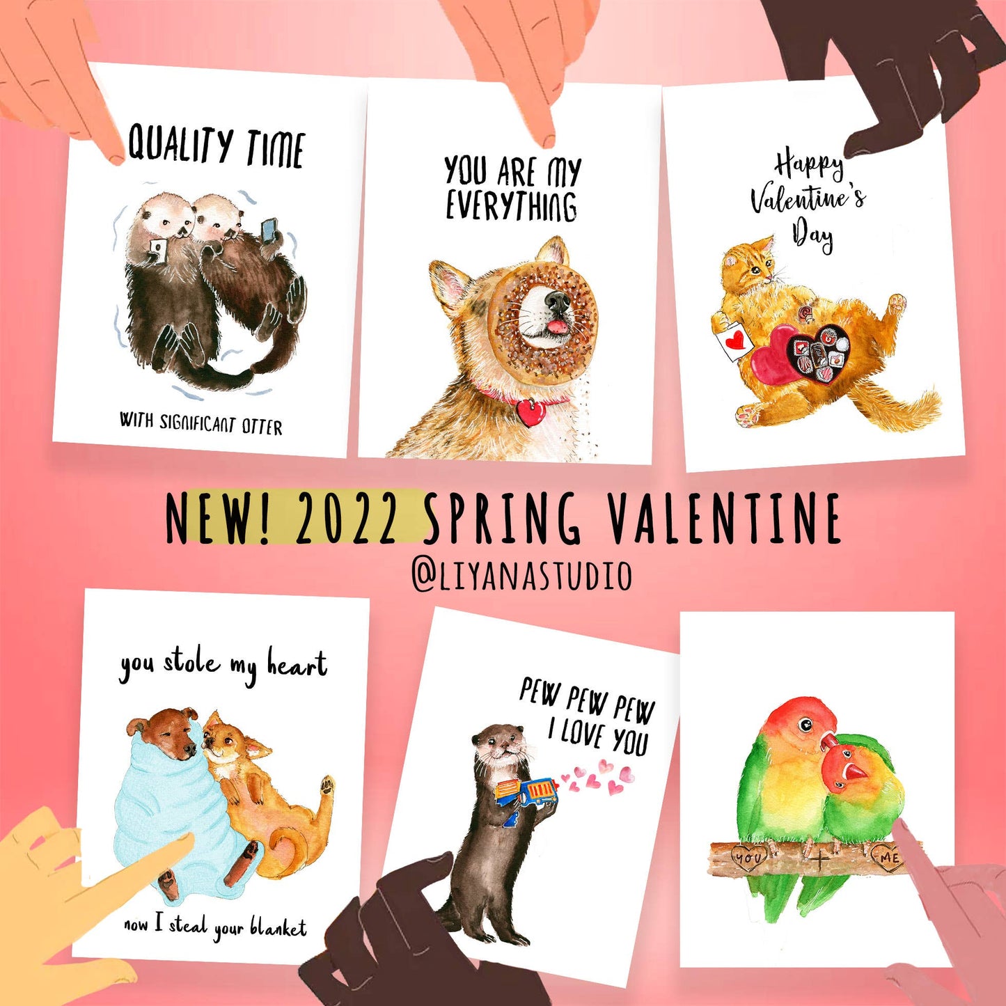 Cat Loaf You - Funny Valentines Day Card - The Regal Find