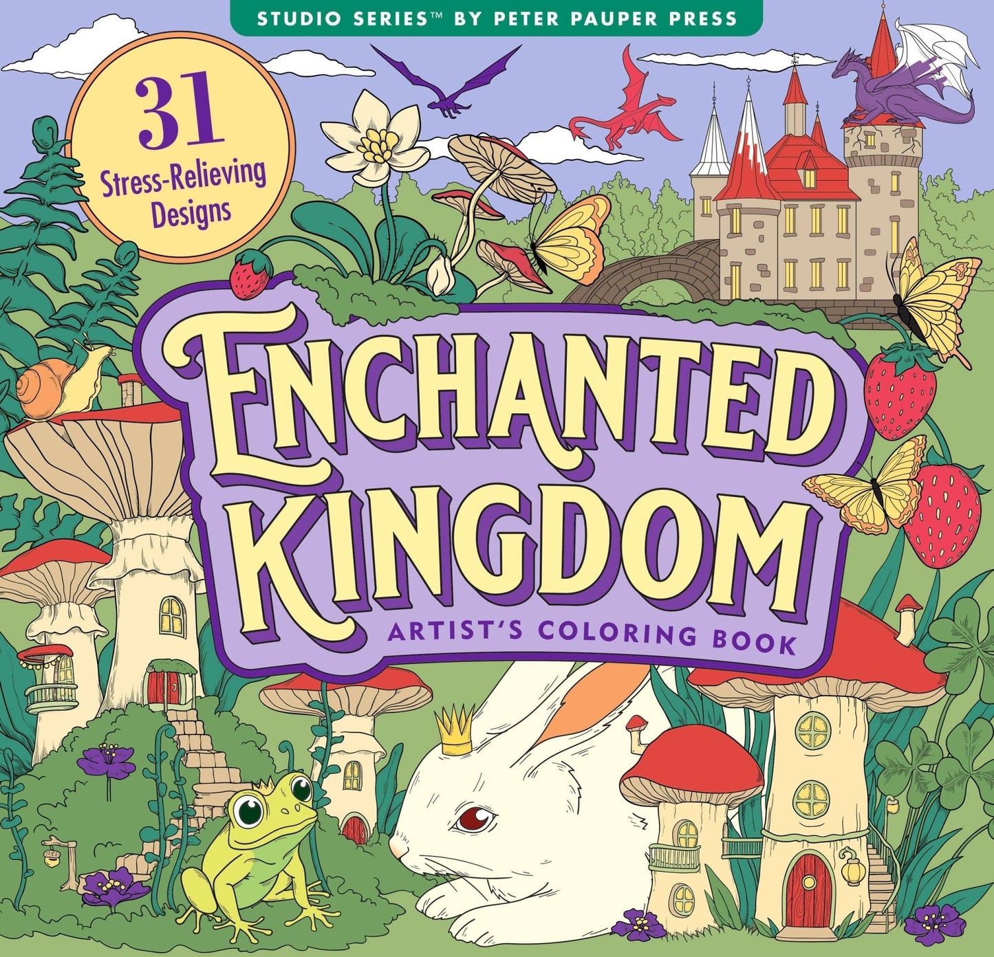 Enchanted Kingdom Adult Coloring Book - The Regal Find