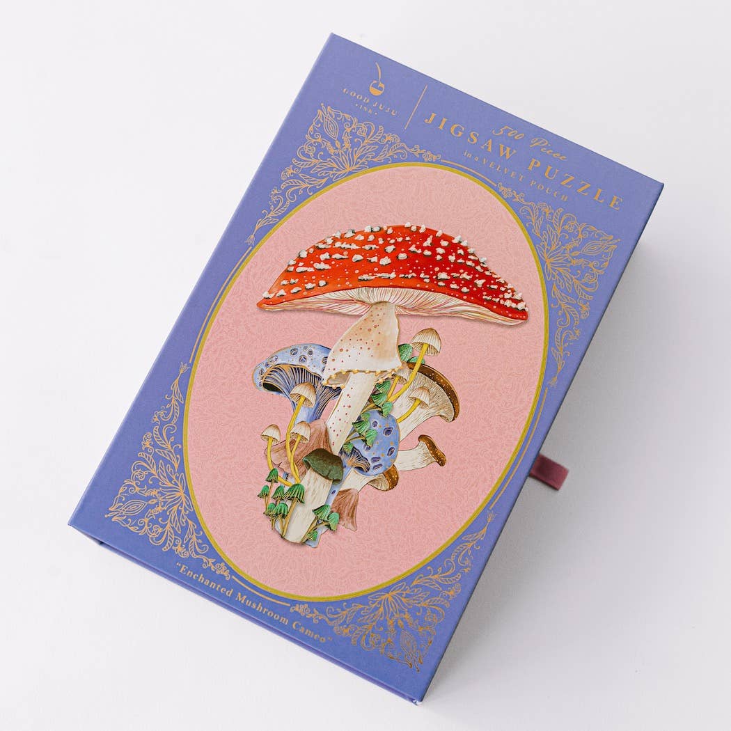 Enchanted Mushroom Cameo Puzzle - The Regal Find