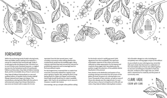 Fairy Tales & Folklore Coloring Book - The Regal Find