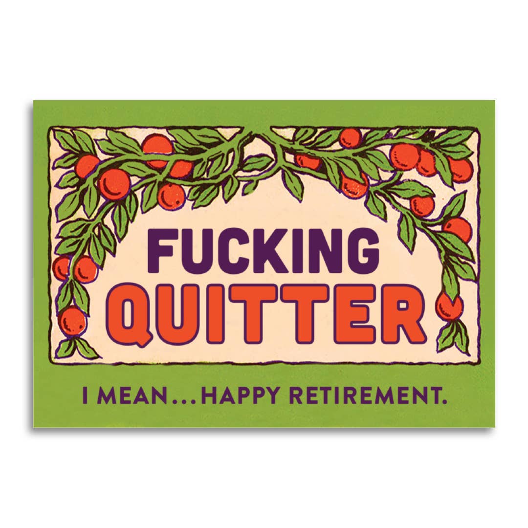 Happy Retirement Vintage Greeting Card - The Regal Find