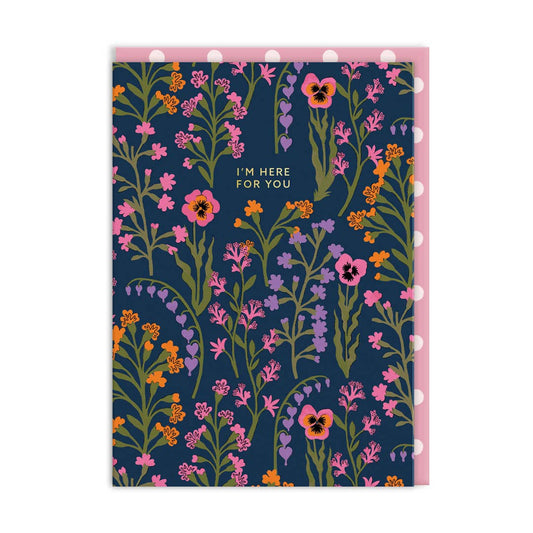 Here For You Greeting Card - The Regal Find