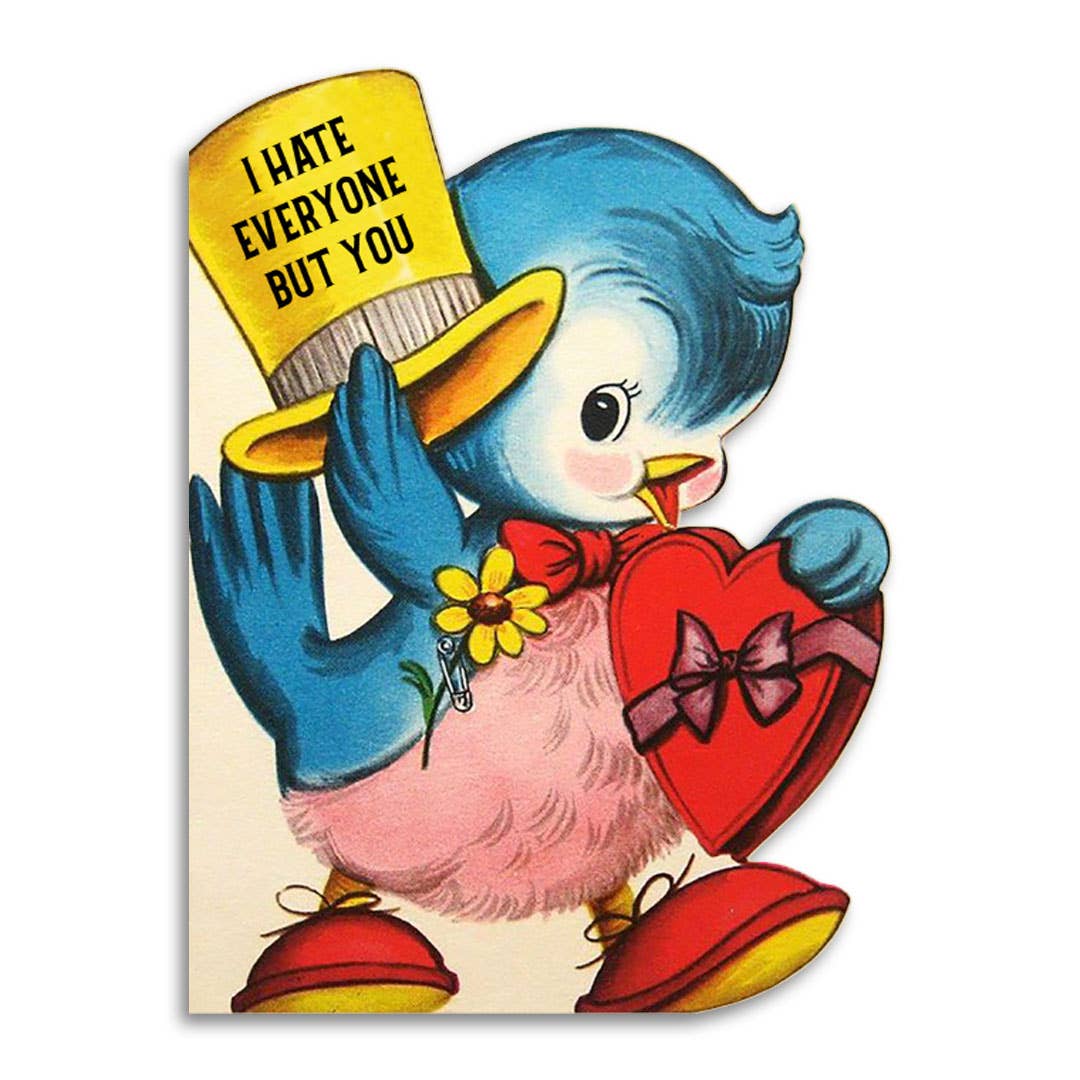 I Hate Everyone but You - Funny Love and Friendship Card - The Regal Find