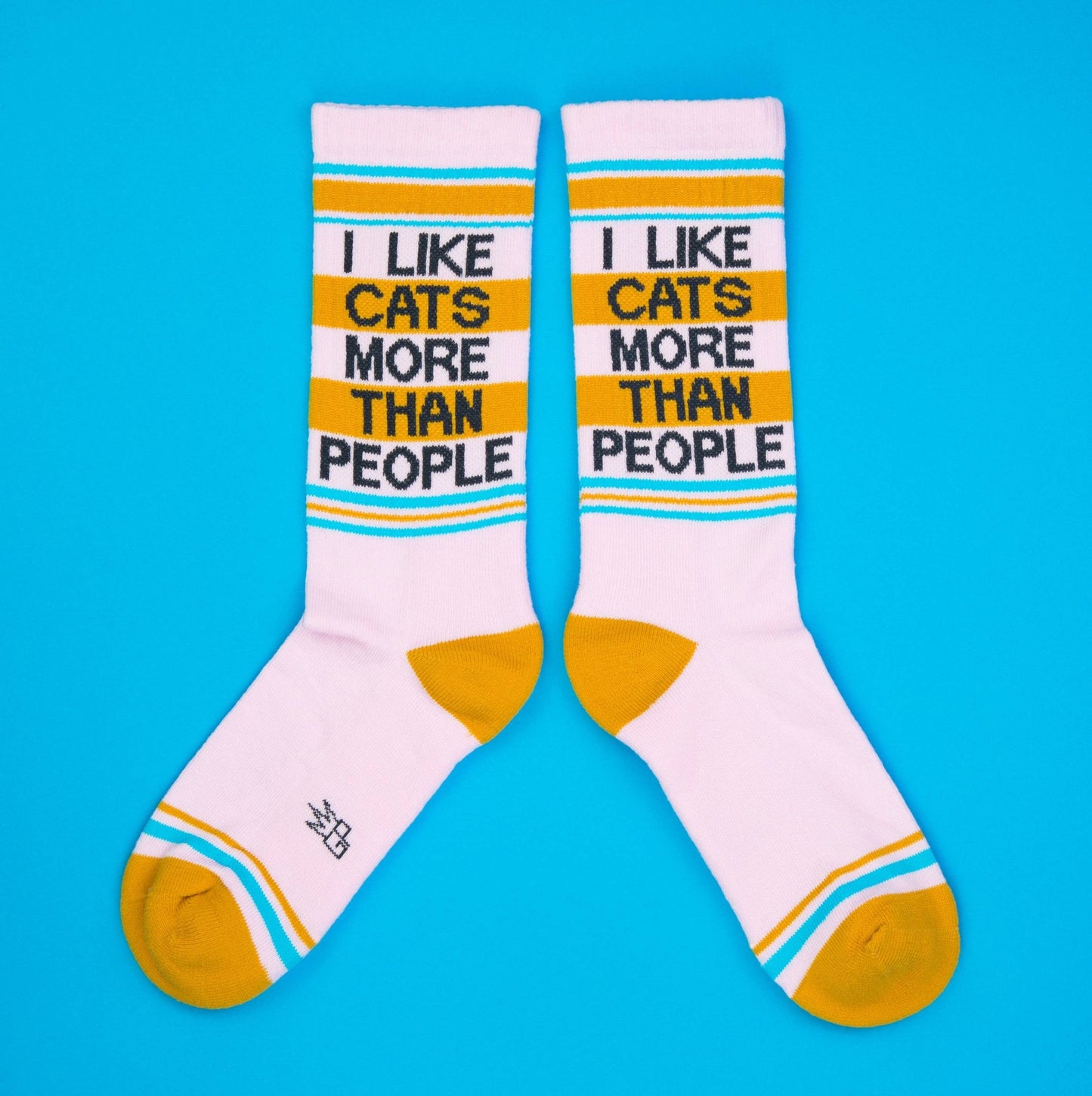 I Like Cats More Than People Gym Crew Socks - The Regal Find