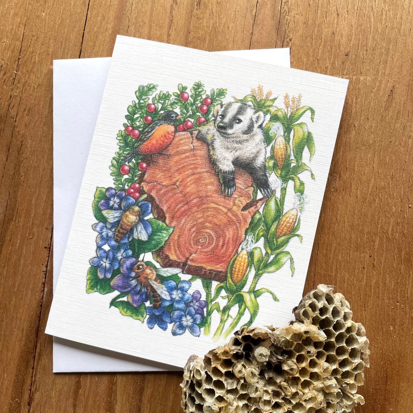 Wisconsin Wildlife Greeting Card