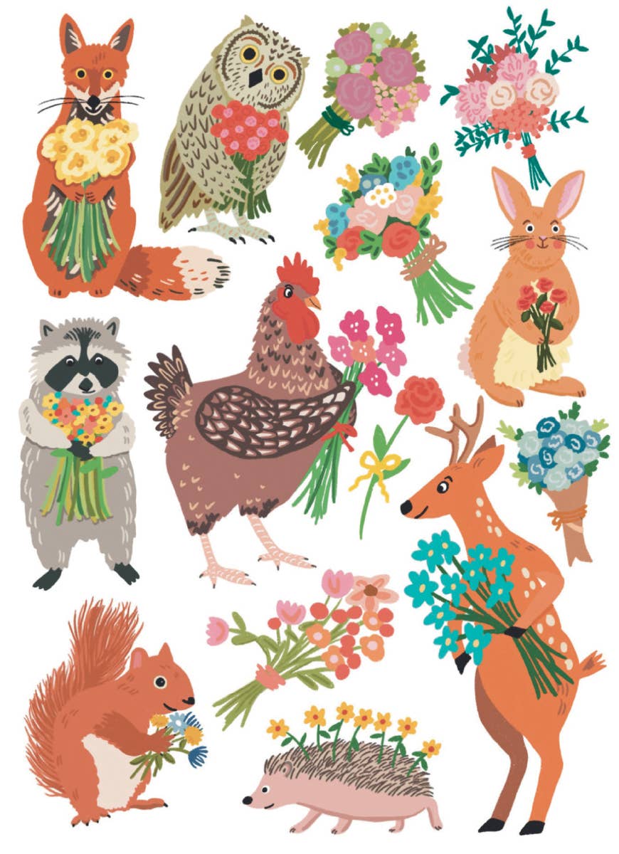 Menagerie Thanks| Carte Thank You Card - The Regal Find