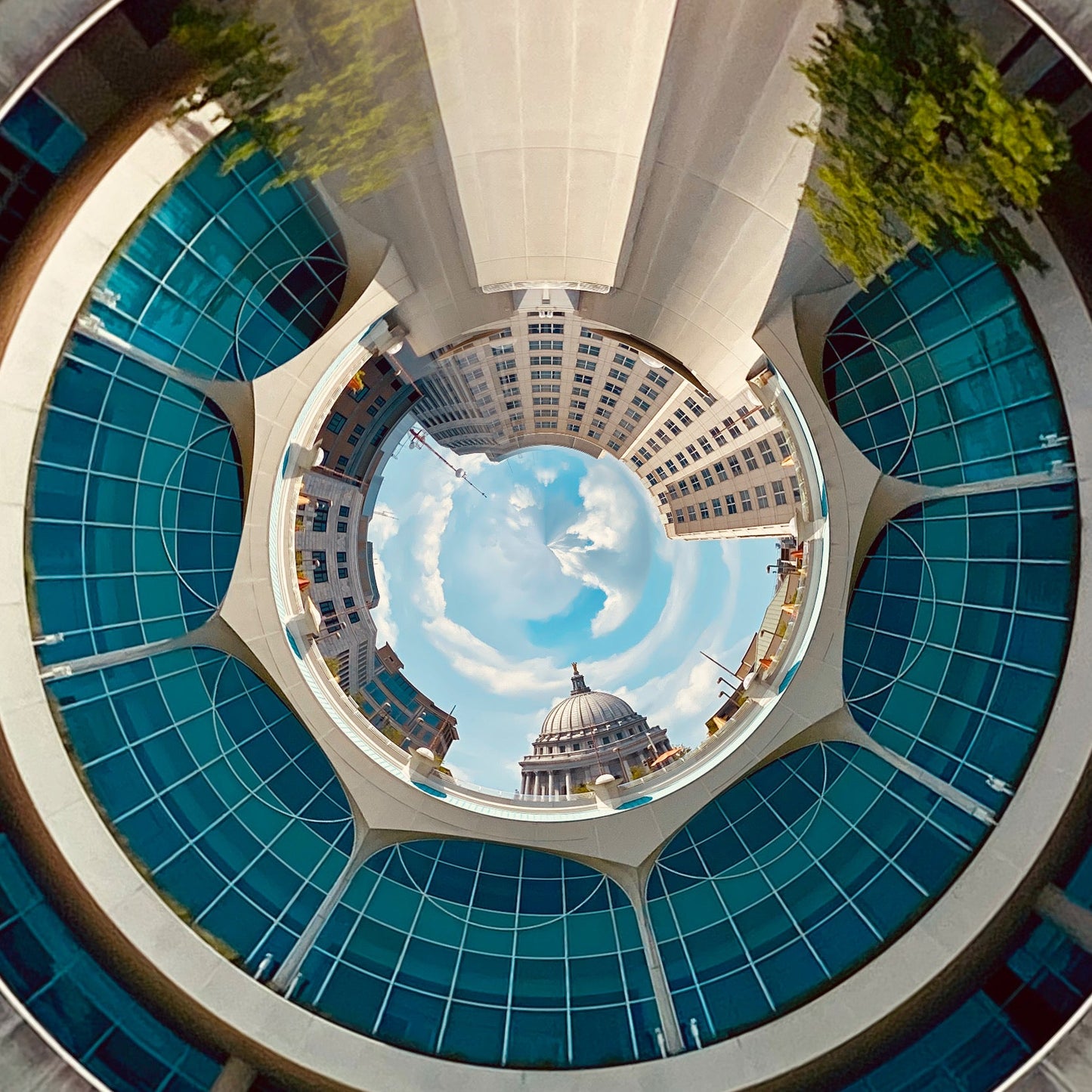 Monona Terrace (Tiny Planet) - The Regal Find