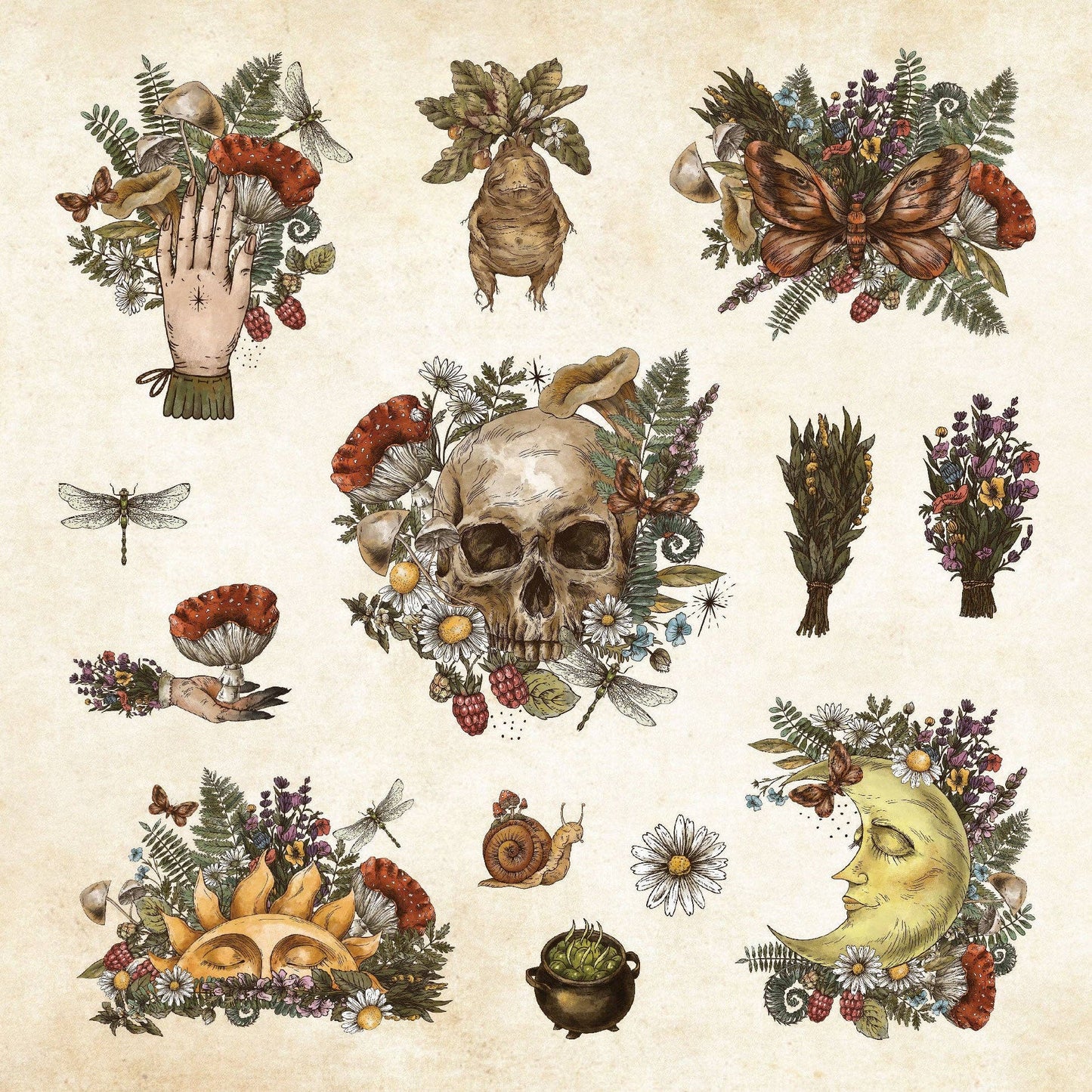 Mystical Ephemera! An Enchanting Vintage Sticker Book - The Regal Find