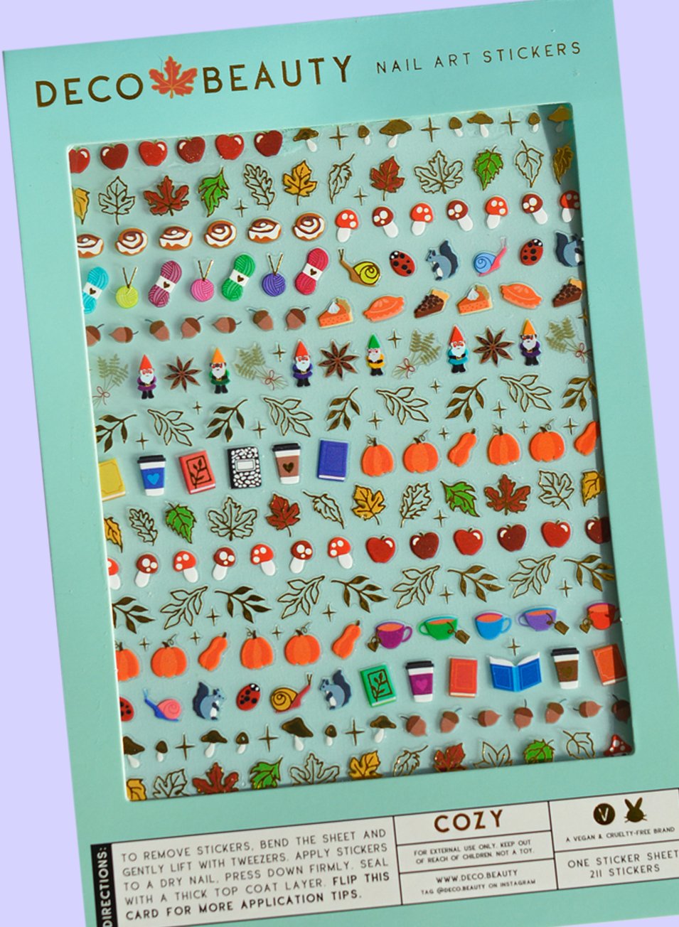 Nail Art Stickers - Cozy - The Regal Find