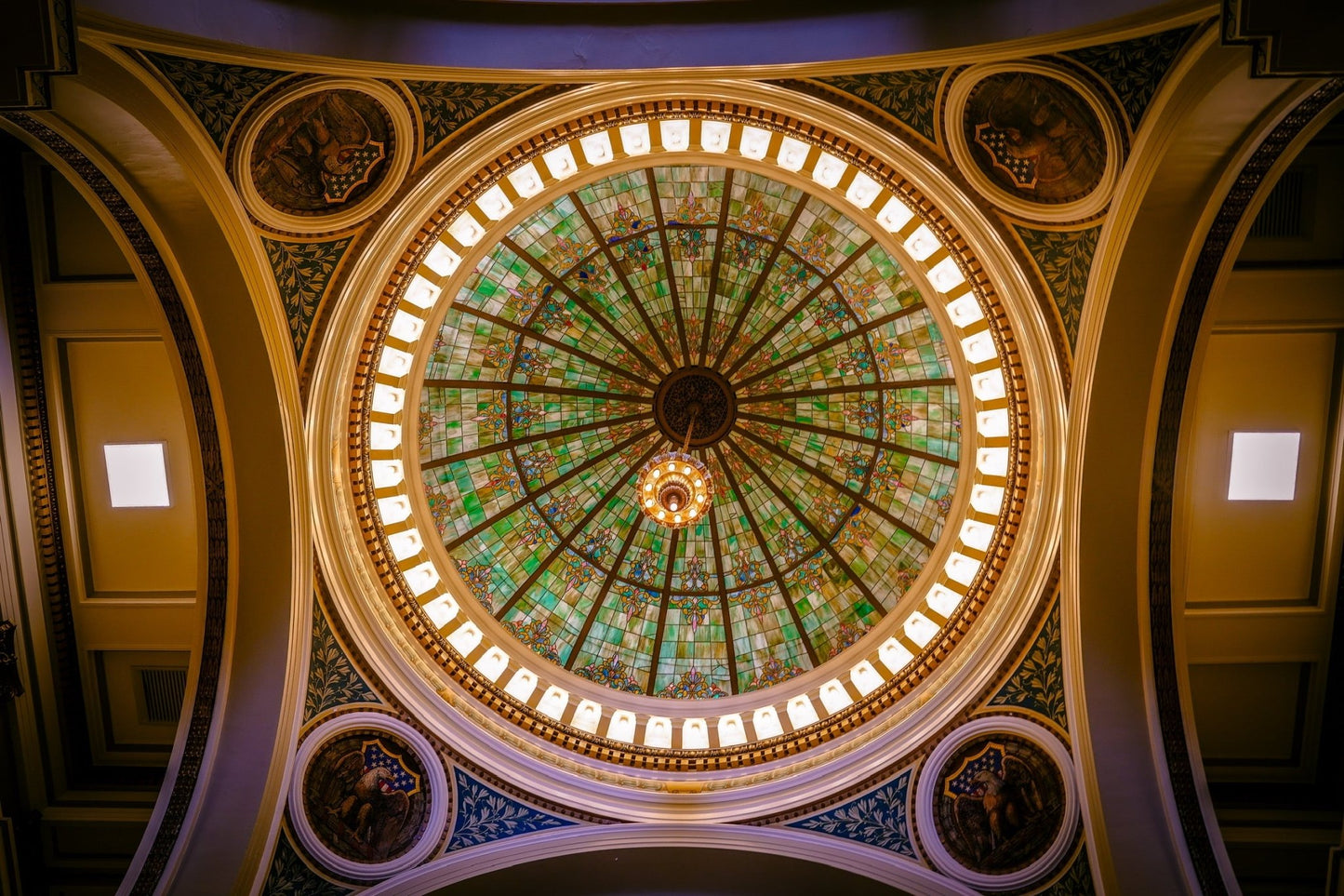 Oneida County Tiffany Glass Dome - The Regal Find