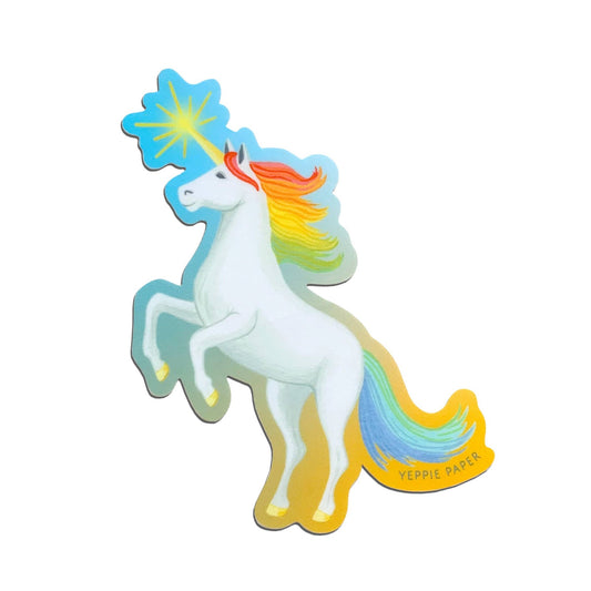 Rainbow Magical Mythical Unicorn Sticker - The Regal Find