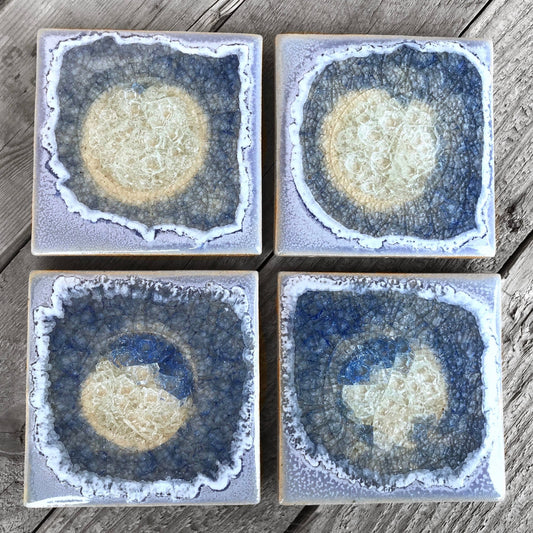 Square Coaster - Periwinkle - Individual Coaster - The Regal Find