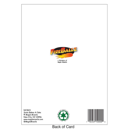 "Susie Bakes A Cake" - Birthday Card - The Regal Find