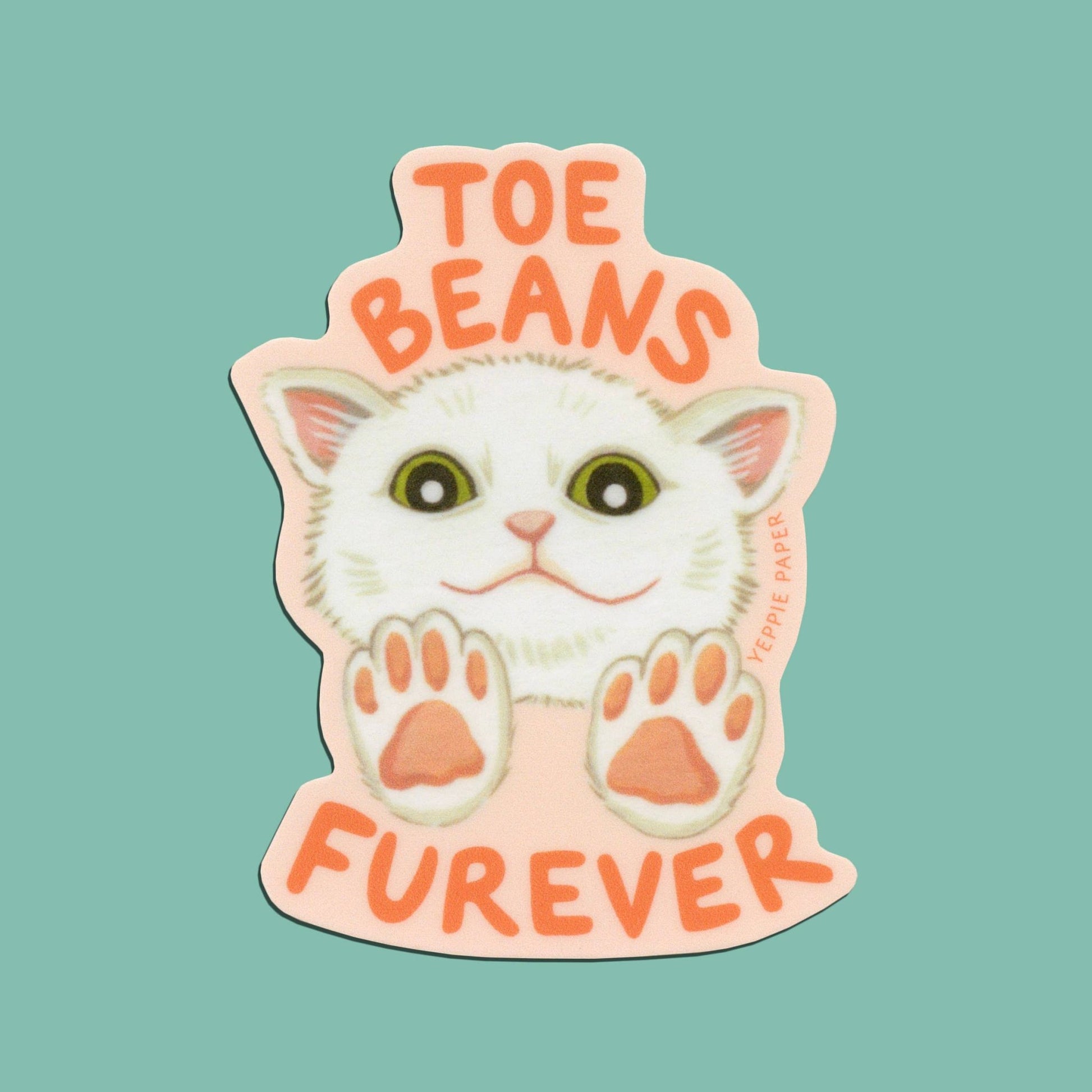 Toe Beans Furever Cat Paws Sticker - The Regal Find