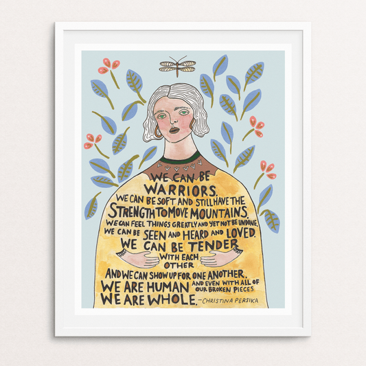 Warrior Woman Art Print: 11x14" - The Regal Find