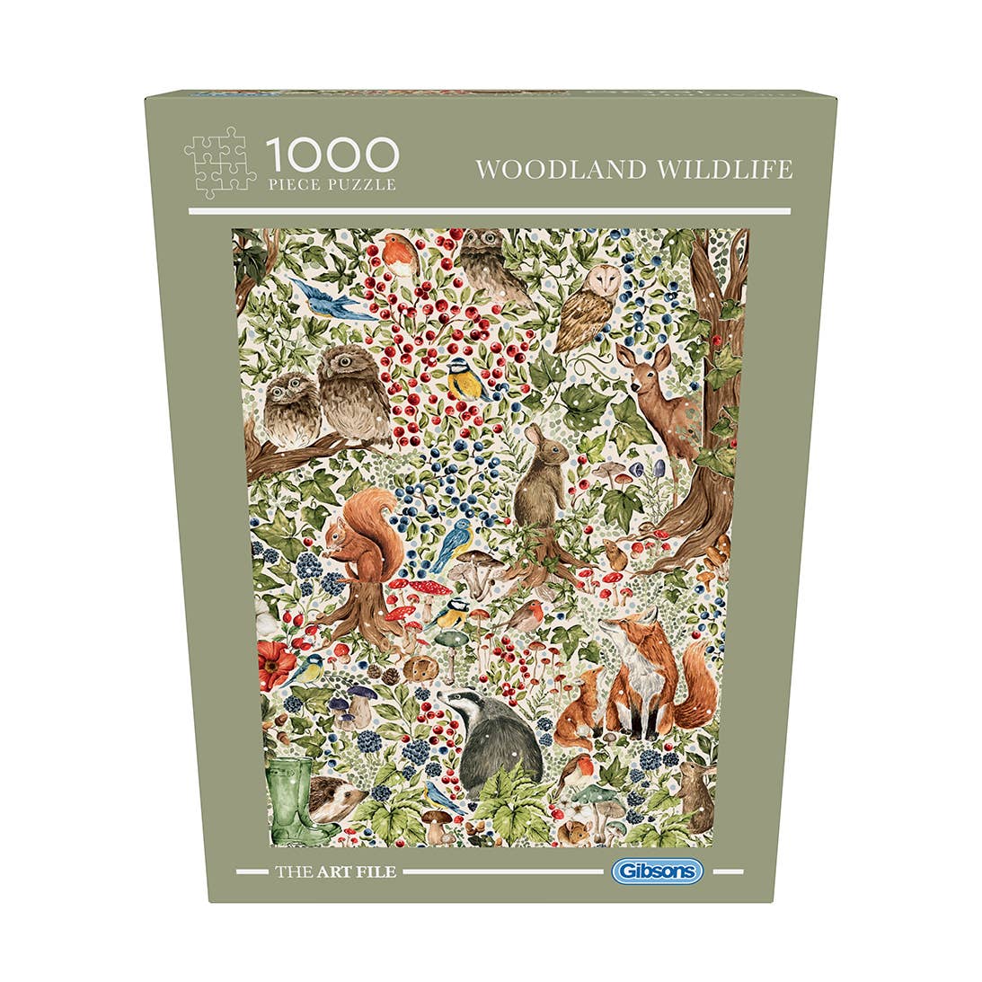 Woodland Wildlife - 1000 Piece Jigsaw Puzzle - The Regal Find