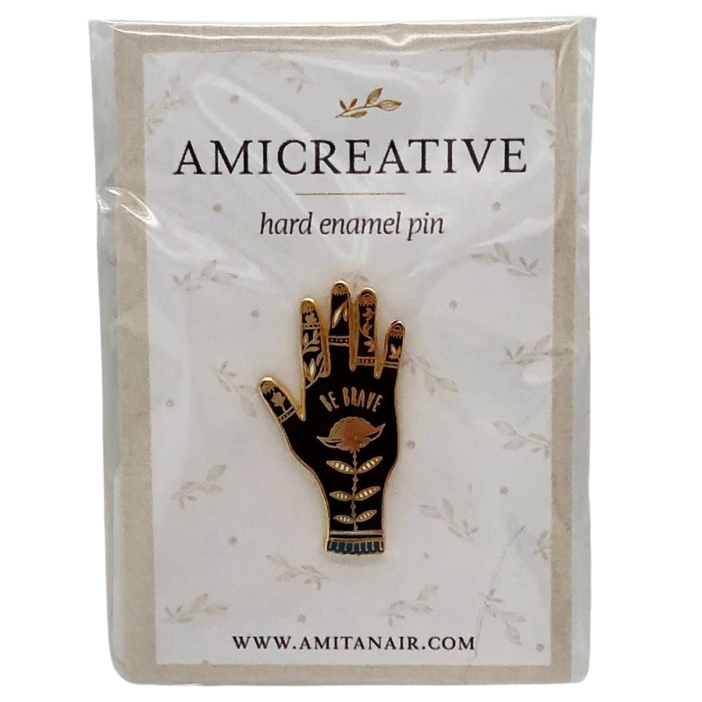 A Brave Hand Hard Enamel Pin - The Regal Find