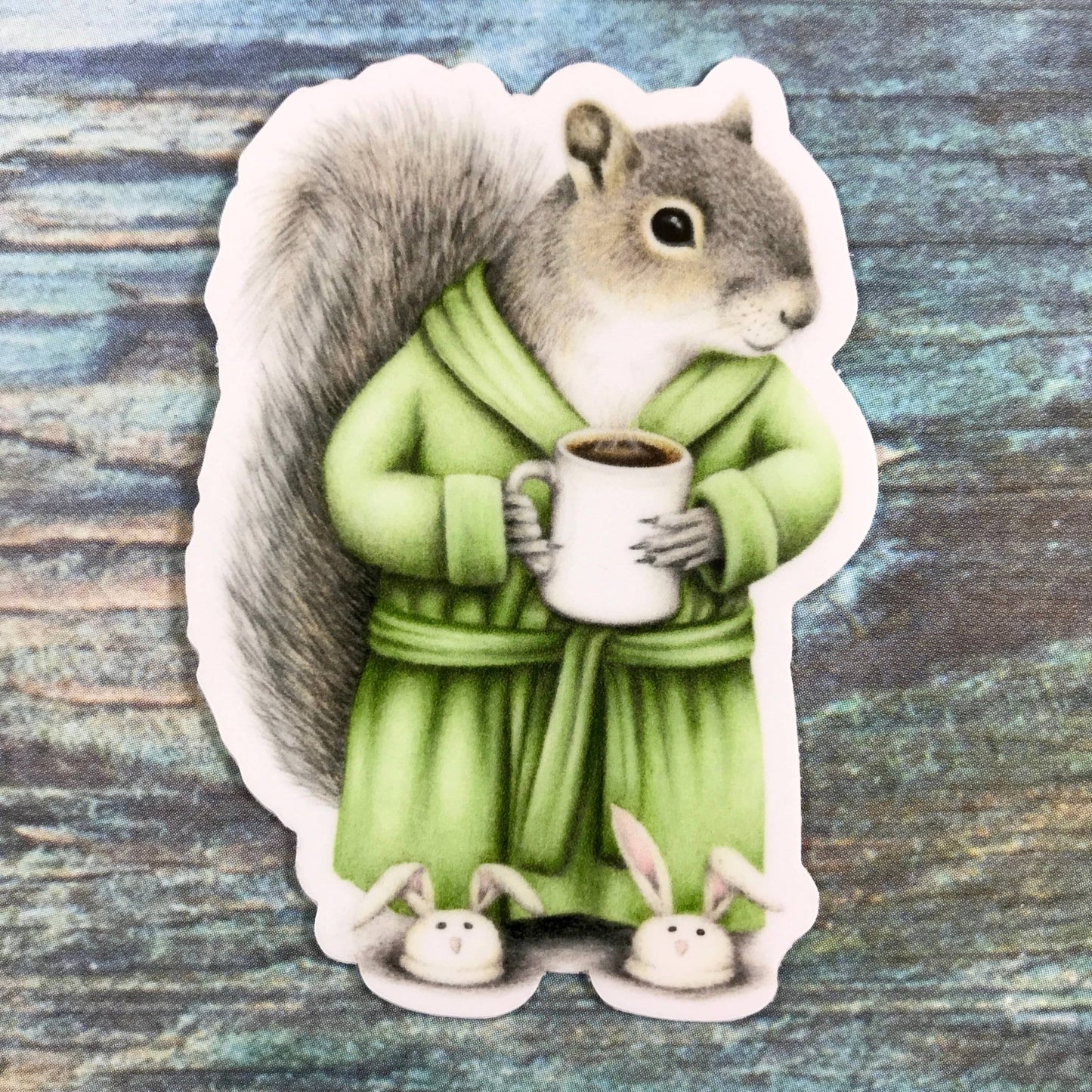Coffee Squirrel sticker - The Regal Find