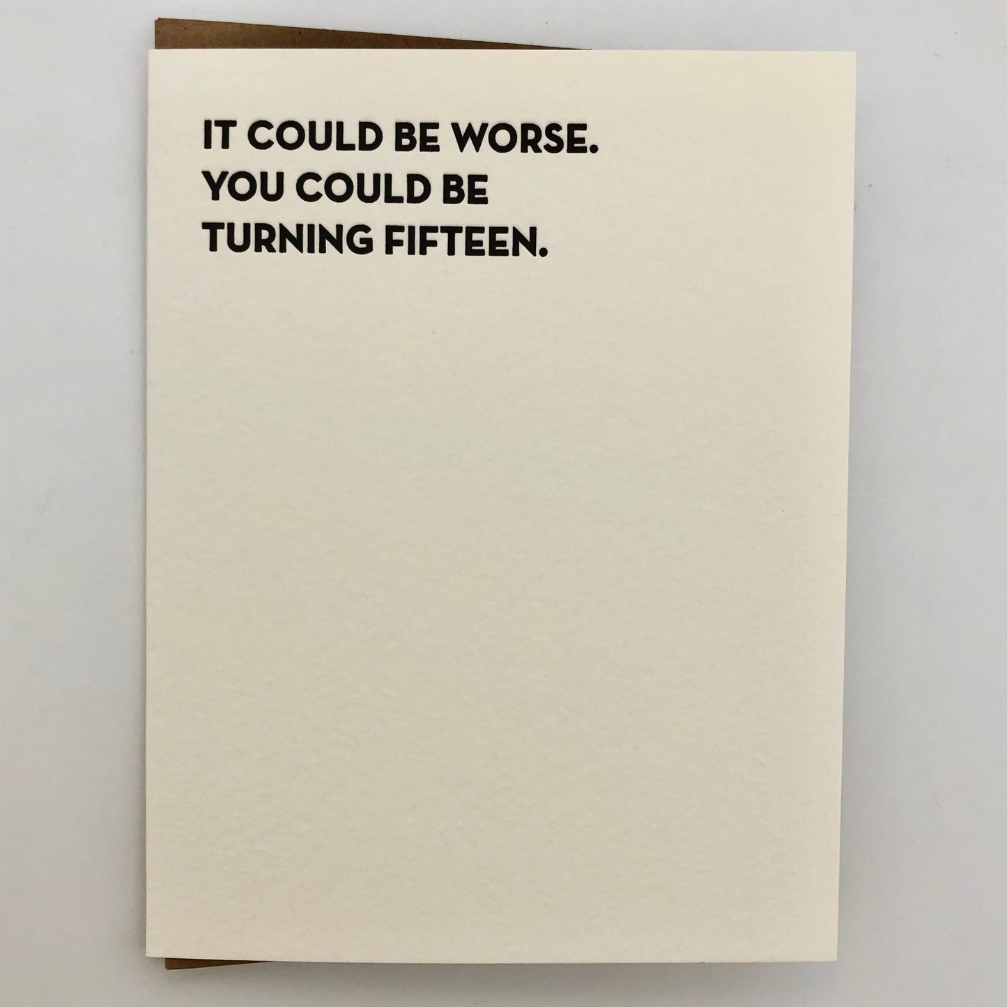 Could Be Turning Fifteen Birthday Card - The Regal Find