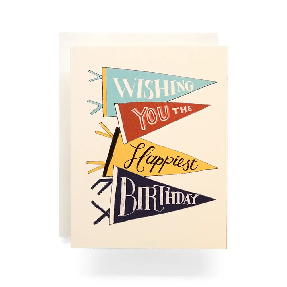 Pennant Birthday Card - The Regal Find
