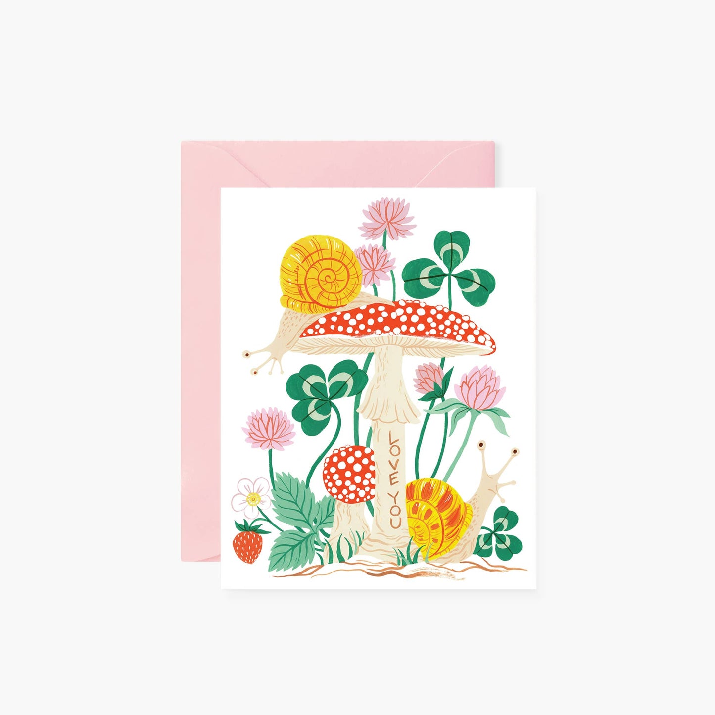 Snails, Love You Valentine's Day Card - The Regal Find