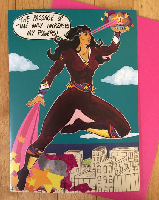 Super Woman Birthday Card - The Regal Find