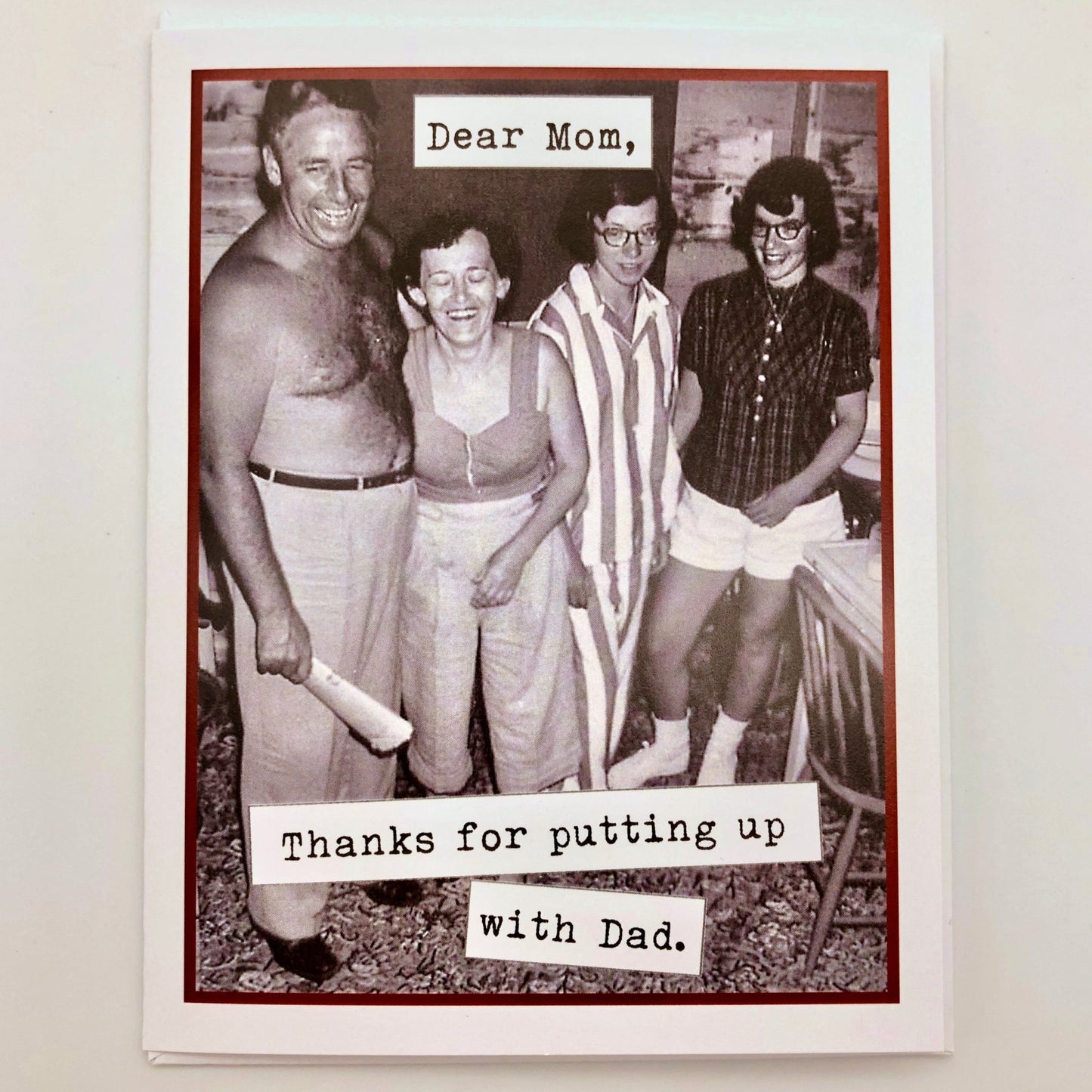 Thanks for Putting Up with Dad Card - The Regal Find