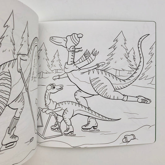 The Dinosaurs A Jurassic Adventure Coloring Book - The Regal Find
