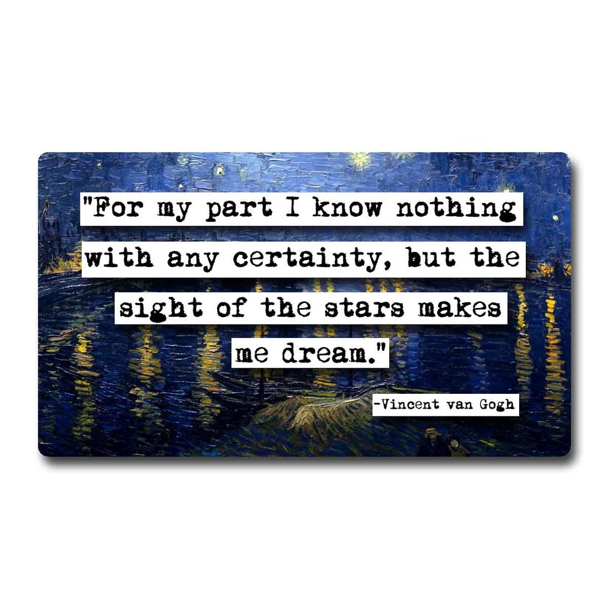 Vincent Van Gogh Mini Quote Cards - The Regal Find